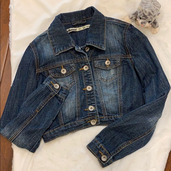 Dollhouse Other - Dollhouse kids jean denim jacket -distressed SZ XS